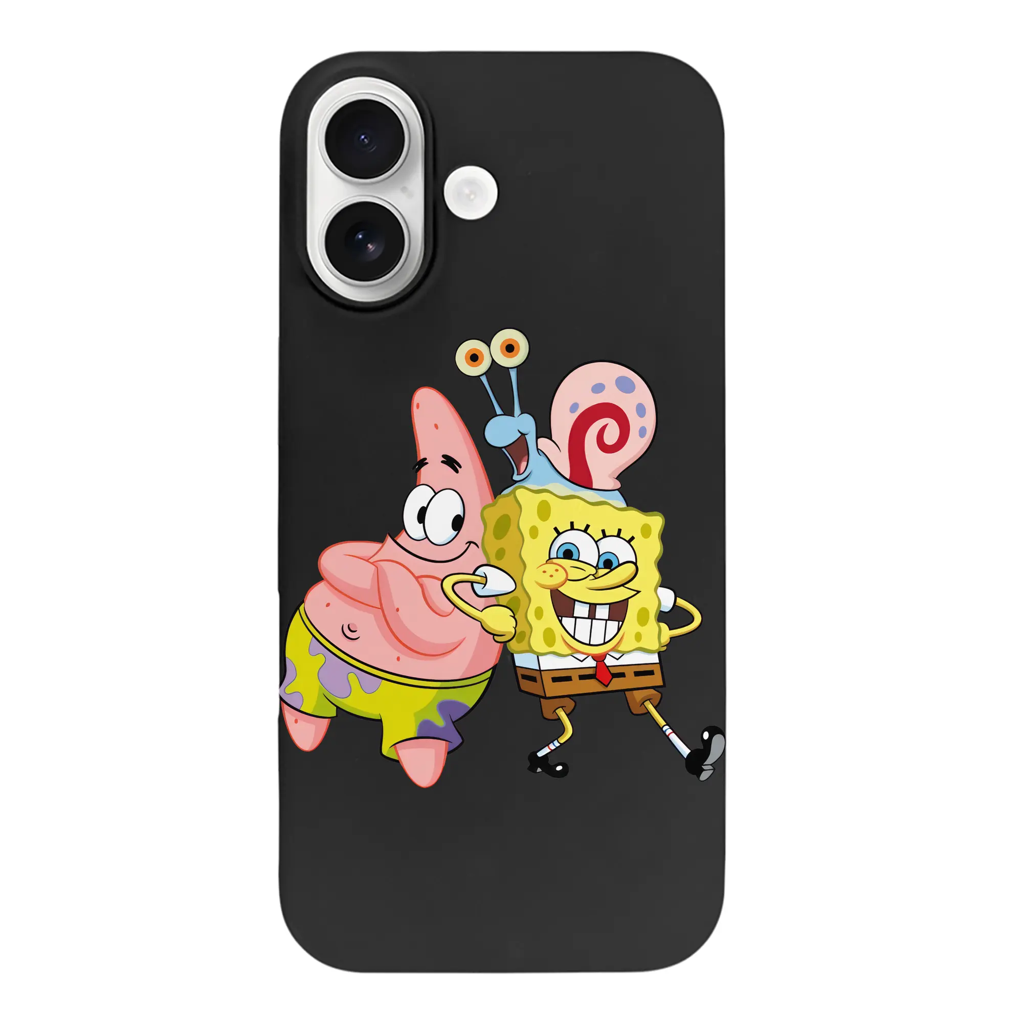 スポンジボブ グッズ カタツムリさん - iPhone 17 シリーズ シリコンケース 薄型 耐衝撃 指紋防止 ソフトタッチカバー 精密フィット 傷防止 保護ケース iPhone 17/17 Air/17 Pro/17 Pro Max 対応